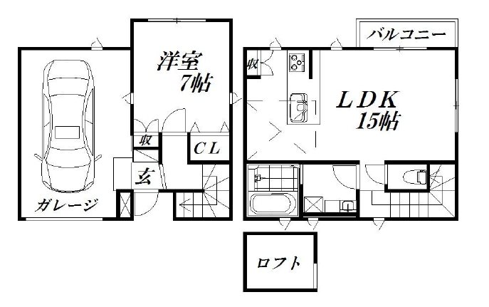 A-Life富塚B 間取り