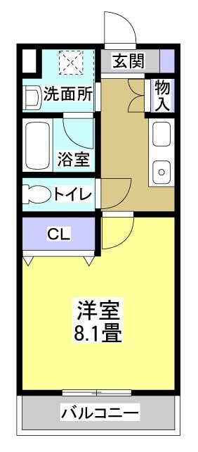 Sky City元浜 間取り