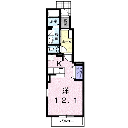 ラフレシールⅠ 間取り
