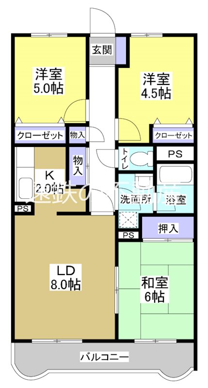 ソレアード曳馬 間取り