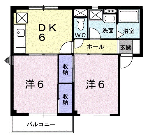 キャッスル・スクエアー 間取り