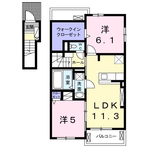 ＲＫハイムＡ 間取り
