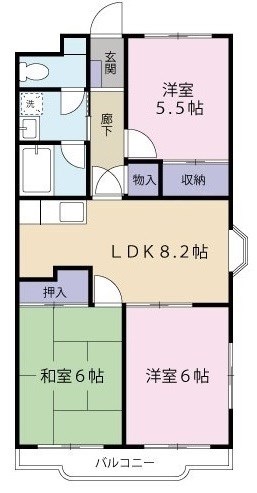 ヴィブレ若宮南 間取り