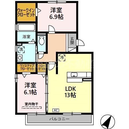 メルベイユ・フロール 間取り