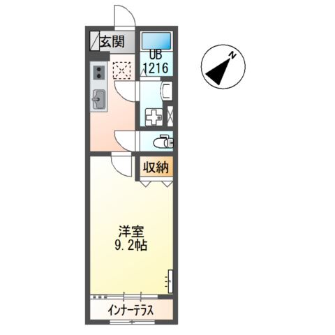 ｔｉｓｓａｇｅ（ティサージュ） 間取り
