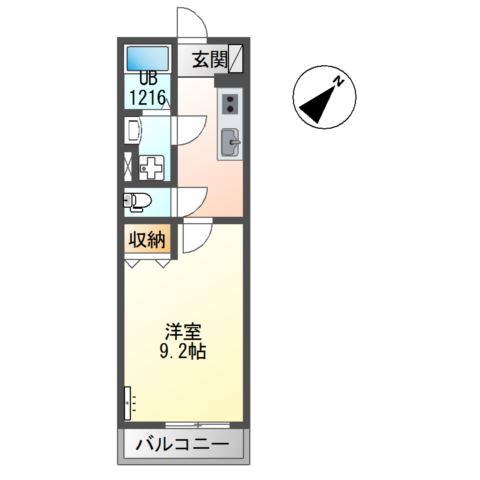 ｔｉｓｓａｇｅ（ティサージュ） 間取り