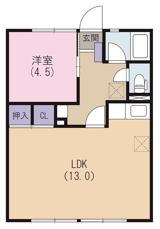 シティハイムアカシ 間取り
