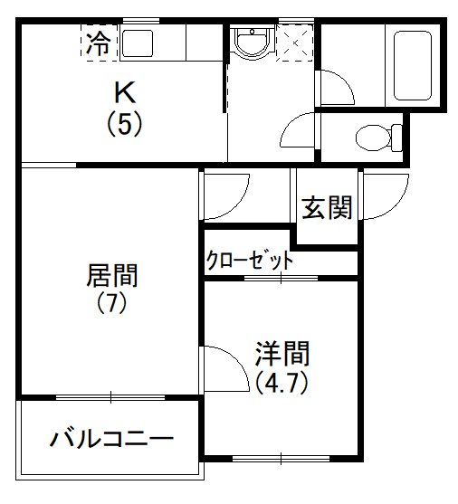 コンフォードⅢ 間取り