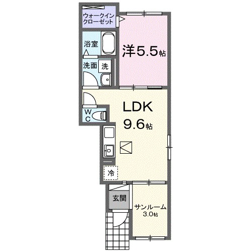 ベル　ミュゲ 間取り