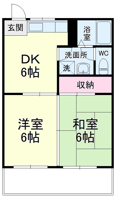 サンテラス大村Ⅲ 間取り