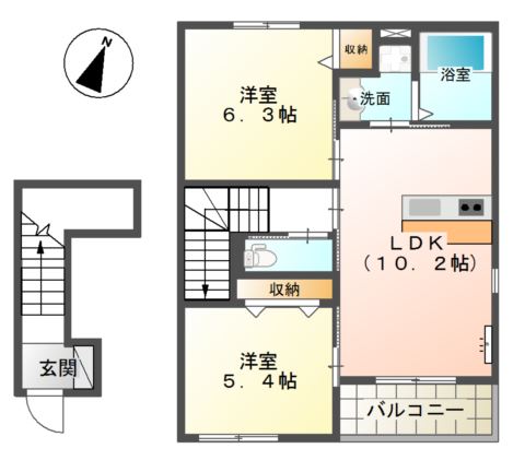 ディモア笠井 間取り
