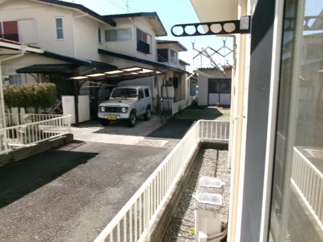 掛川ハイツA ベランダ