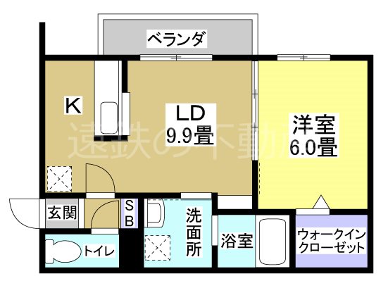 Casa in Collina 間取り