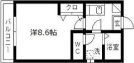 クレフラスト天神町 間取り