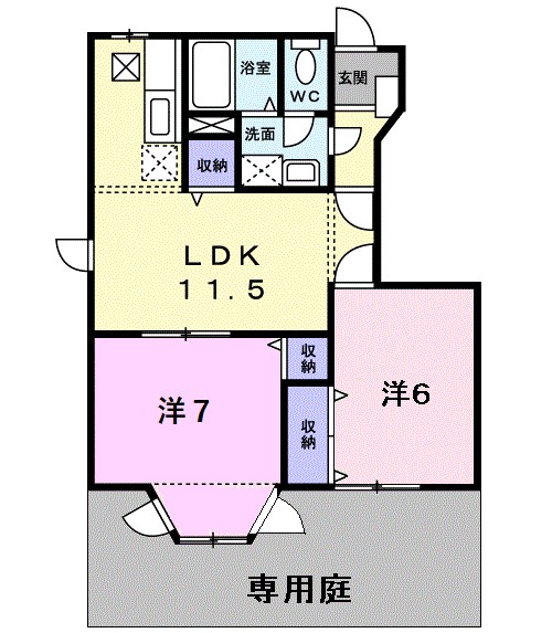 リバープレイスⅠ 間取り
