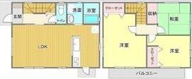 金洗貸家 間取り