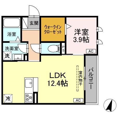 (仮称)D-ROOM今之浦 間取り