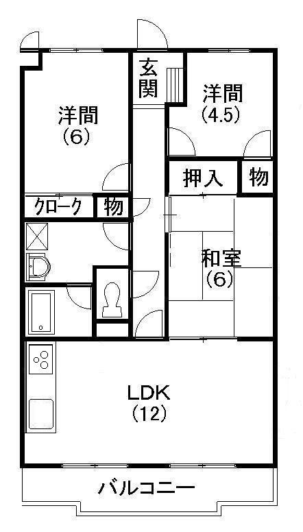 エスポワール高丘 間取り