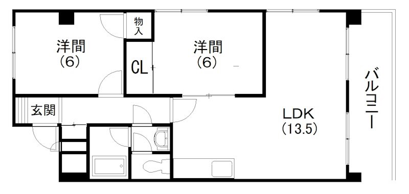 ファミール楊子 間取り