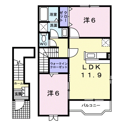 グランシャリオＢ 間取り