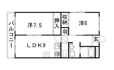 ハーモニー和合Ⅰ 間取り