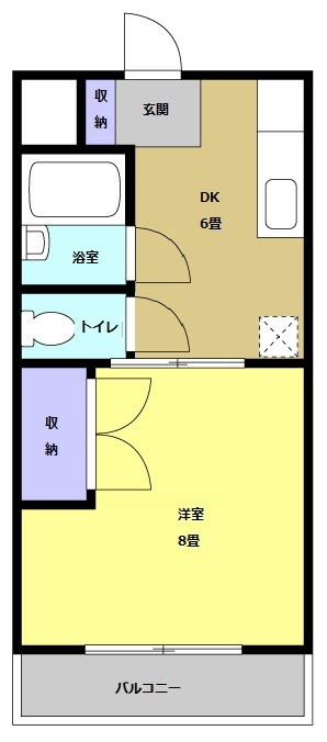 スカイコート三門 間取り