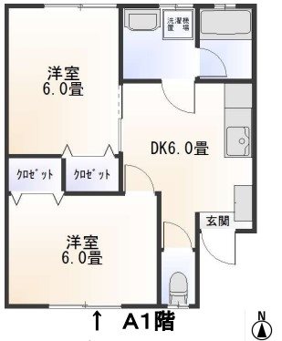 エスペランサオオイシA 間取り