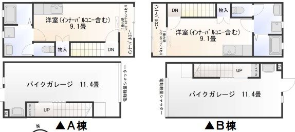 ホビープラスA・B 間取り