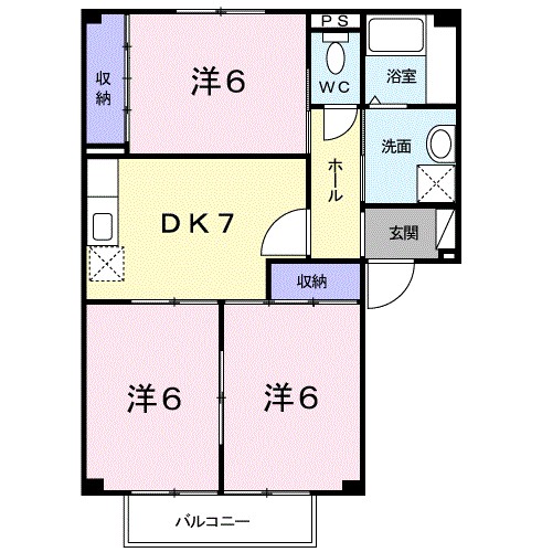 コーポあさぎりＢ 間取り