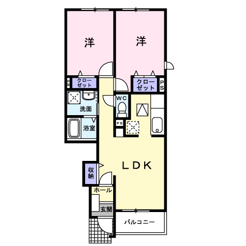 ブローテ　Β 間取り