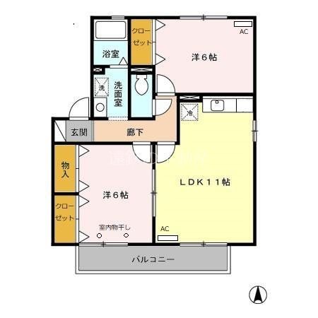 Ｋ・ブルーム　A 間取り