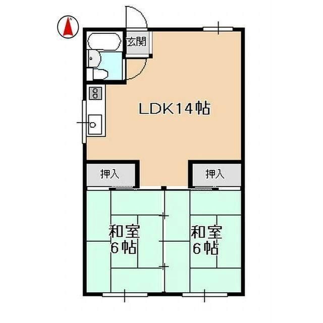 コーポ大地 間取り