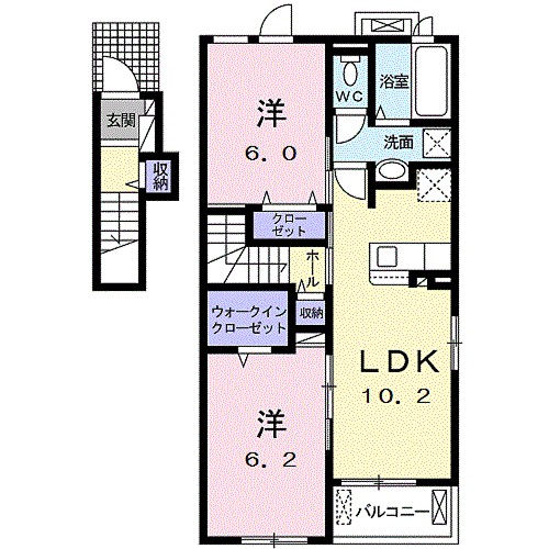 コンフォート西美薗 間取り