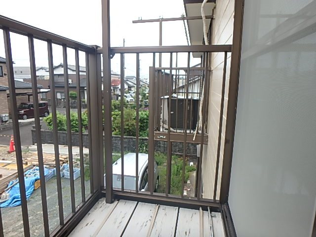 植新アパート ベランダ