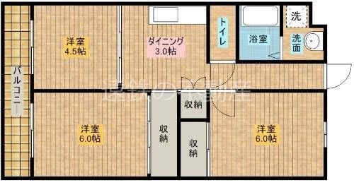 コーポ内山2 間取り