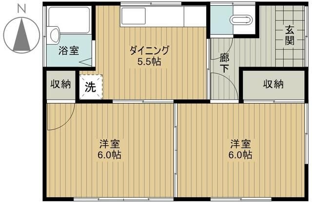上島３丁目平野様貸家 間取り