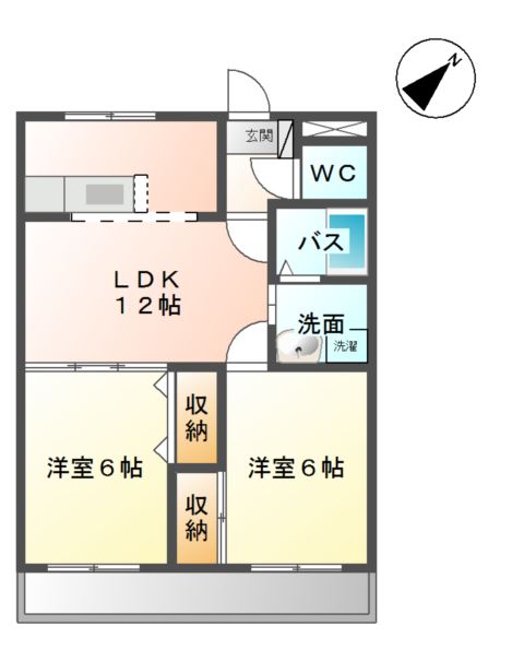 ベルメゾン高丘 間取り