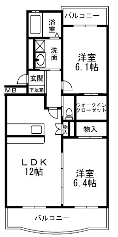ティアラⅧ 間取り