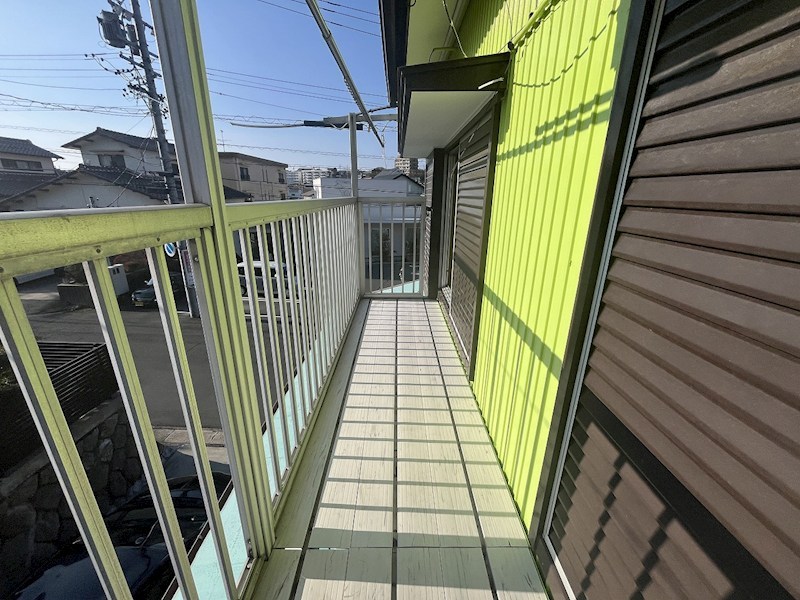 鴨江2丁目借家 ベランダ