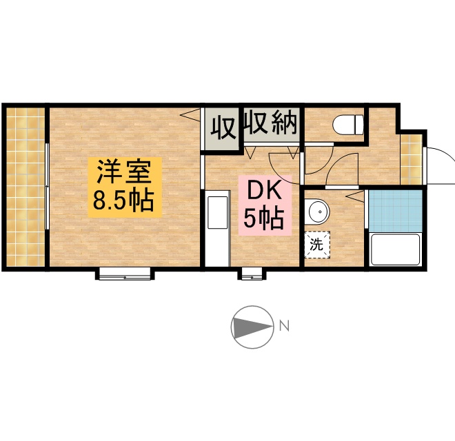 オリーブ住吉 間取り