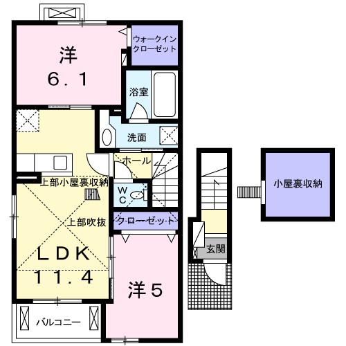 シェアー　フォレストⅠ 間取り