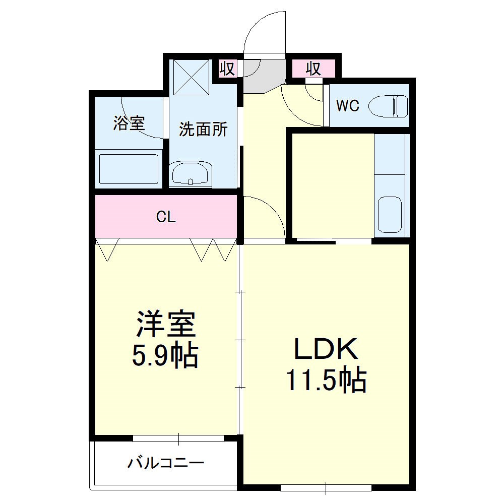 Saint marcellina（セントマルセリーナ） 間取り