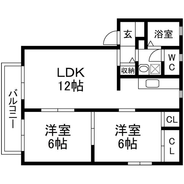 ディオン早出Ⅱ 間取り