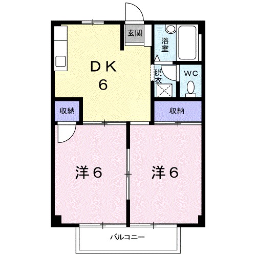ハイツＩＳＨＩＧＵＲＯ 間取り