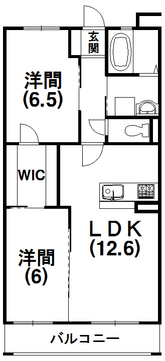 グランドール新貝 間取り