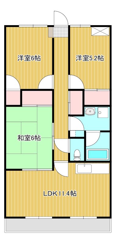 フォンティーナ今之浦 間取り