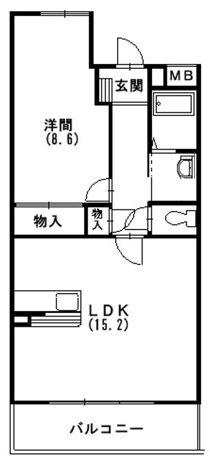 アムール住吉 間取り