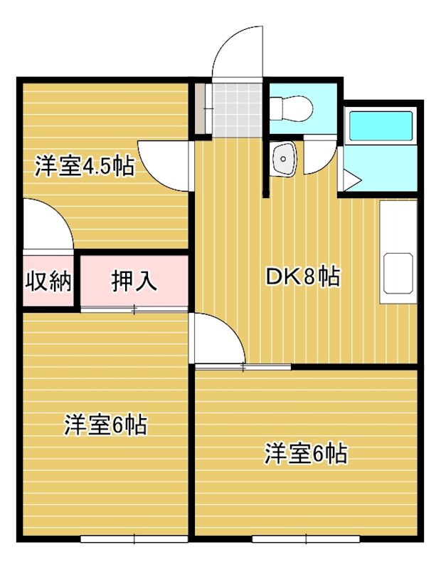 サンハイツ川崎 間取り