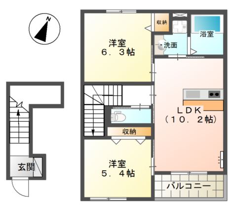 ディモア笠井 間取り