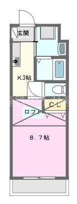 サウスルーム三島 間取り